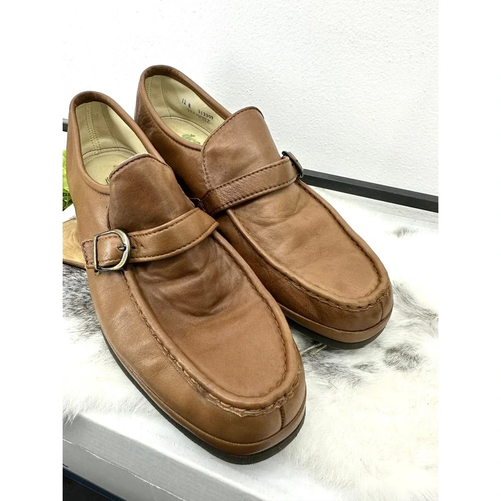 Deer Stags Osceola Mens Brown Leather loafers 12 N 313309 grandpacore vintage